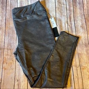 LuLaRoe Luxe Faux Leather Leggings - XL  NWT